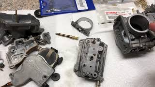 Keihin FCR carb mid body gaskets  what to look out for on your cleaning and rebuilds [upl. by Kcireddor]