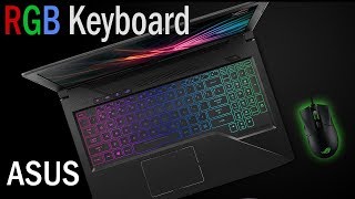 How to Setup Keyboard RGB Lighting Effect on ASUS Gaming Laptops [upl. by Notsob]