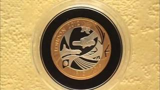 London to Rio Handover Silver Proof Coin London 2012 Olympics [upl. by Trip770]