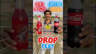 CocaCola VS STING🍾 DROP TEST🤔shorts ￼ [upl. by Aowda]