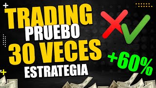 Indicador Estocástico 👇 Probamos 30 veces Estrategia de Trading [upl. by Naynek]