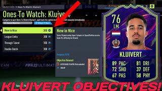 HOW TO COMPLETE KLUIVERT OBJECTIVES FAST  76 Rated OTW Justin Kluivert  FIFA 22 [upl. by Bianka146]