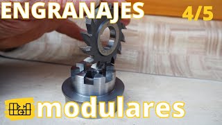 ENGRANAJES MODULARES 4️⃣ TALLADO FRONTAL MACHO mecanica engranaje metalmecanica [upl. by Cyprio]