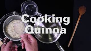 LIVE IT In the kitchen  Chef tips Cooking Quinoa [upl. by Nanji727]