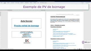 Geogexfr ex Geofoncia powered by covadis  Plan de bornage [upl. by Ellennaj]