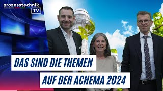 Achema 2024– Das sind die Trends auf der Weltleitmesse der Prozesstechnik [upl. by Pinto865]