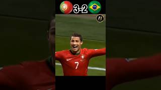 Portugal🇵🇹 🆚 Brazil🇧🇷Fifa WorldCup fotball fifaworldcup urcristiano shorts videoFactIntel [upl. by Gleda]