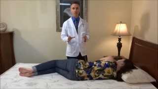 Doctors innovative airbed demonstration of AirPedic Mattress [upl. by Nigrom]