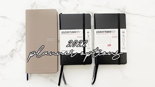 2022 Planner Options Hobonichi weeks in Cinnamon Beige and Leuchtturm A6 Pocket Planners [upl. by Sikes969]