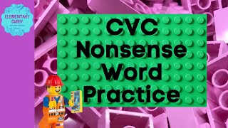 CVC Nonsense Words Practice 5 no music AcadienceDibels NWF [upl. by Prosper]