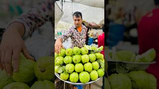 Green Guava Recipe  Masala Achari Mix Pyara Makha  Amazing Cutting skills 👌 tranding foodlover [upl. by Kos571]