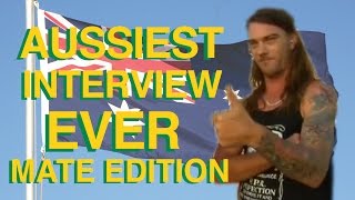 Aussiest Interview Ever What a legend Mate Edition [upl. by Meesak]