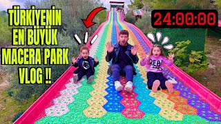 KUZEY ELİF MACERA PARK 2 VLOG  KUZEY ÇOK KORKTU  دي دي ميدو  لولو  قناة وناسة [upl. by Anana622]