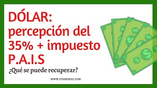 💸 Percepción 35 VS Impuestos PAIS 💸 ¿Qué se puede RECUPERAR [upl. by Derfiniw]