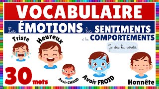 Vocabulaire  les émotions  Français [upl. by Leeland]