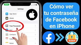 Cómo ver tu contraseña de Facebook ios y iphone  Ver contraseña de Facebook [upl. by Mishaan]