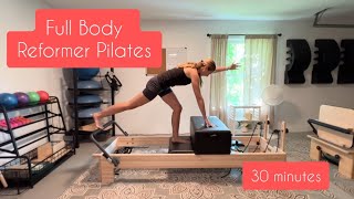 Reformer Pilates  IntermediateAdvanced  Full Body  30 minutes [upl. by Lamrert]