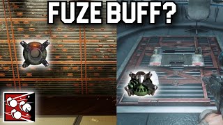 FUZE THROUGH REINFORCEMENT amp HATCHES BUFF  Rainbow Six Siege [upl. by Leahcimsemaj]