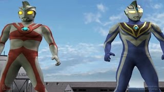 Ultraman Ace amp Agul v2  TAG Team Mode ★Play ウルトラマン FE3 [upl. by Hahnke]