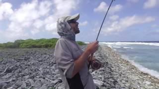 Hurleys fly fishing Christmas Island [upl. by Bully113]