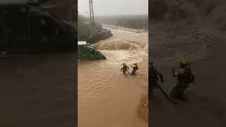 LA DANA EN VALENCIA el rescate de conductores en Ribera Alta [upl. by Willumsen]