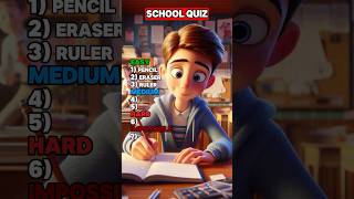 Can You Name These School Supplies Only True Students Can [upl. by Namzzaj]