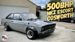 MENTAL 500BHP MK2 FORD ESCORT COSWORTH  DRIVEN LIKE ITS STOLEN [upl. by Aninaj]