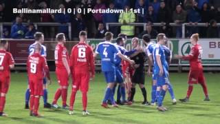 Ballinamallard Vs Portadown 301216 [upl. by Pauli]