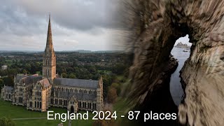 England 2024  87 places  england devon cornwall somerset wiltshire [upl. by Brianna]