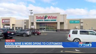 Total Wine amp More location opens to SE Rochester customers [upl. by Hancock]