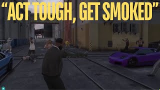 Besties Smoke Cypress Gang At Their Own Turf  NoPixel RP  GTA 5 [upl. by Naerb]