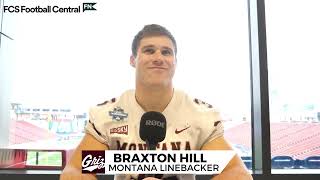 2024 FCS National Championship Braxton Hill Montana Linebacker  The Bluebloods [upl. by Zanlog]