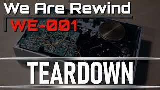 We Are Rewind Portable Cassette Player Teardown  Prying it open English [upl. by Quickman503]