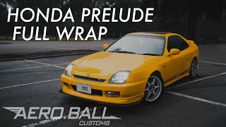 FULL CAR WRAP  Pat’s Honda Prelude [upl. by Alaek85]