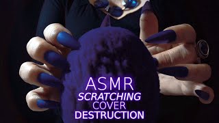 Rhythmic ASMR  DEEP amp Aggressive Mic Scratching that DESTROYS the Purple Cover Crunchy Sharp CRISP [upl. by Hairahs950]