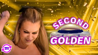 Amanda Holden Hits SECOND GOLDEN BUZZER on BGT 2024 [upl. by Amal176]