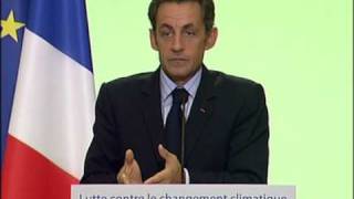 Sarkozy dévoile sa taxe carbone [upl. by Laureen]