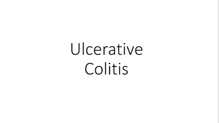 Ulcerative Colitis  For Medical Students [upl. by Rasure29]