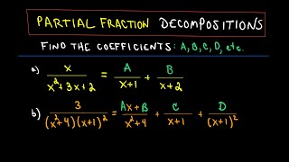 ❖ Partial Fraction Decomposition  Two Full Examples ❖ [upl. by Donn]