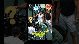 Anatoly one hand power blast😲💥 anatoly anatolygymprank frank fyp gymprank troll powerlifter [upl. by Pernick]