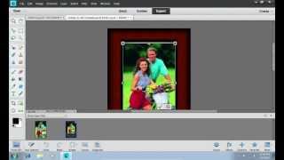 How to Use Photoshop Elements Templates [upl. by Kcirdes411]