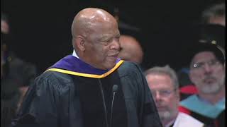 Rep John Lewis Speaks at 2009 Graduate Commencement [upl. by Aleina]