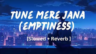 Tune Mere Jana Slowed  Reverb  Gajendra Verma  Emptiness [upl. by Pengelly]