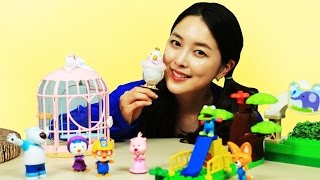 유라 장난감toy따라쟁이 공주 앵무 뽀로로 애완동물 새 키우기 장난감 인형놀이 princess parrot pet オウム con vẹt nuri សត្វសេក [upl. by Oliric]