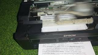 epson l382 cleen head maintance [upl. by Mapel865]