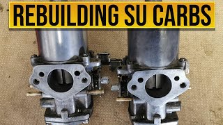 How to overhaul SU carbs Specifically HIF4 carbs from a late MGB [upl. by Abey611]