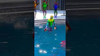 CHINTU APNA KHUD KA SWIMING POOL BANAYA 🥰  GTA 5 shorts gta5 [upl. by Ahseekal553]