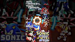 Optimus prime tfp Basewith star saber🆚Sonic sp basefull power transformersprime sonicprime [upl. by Nnyre]