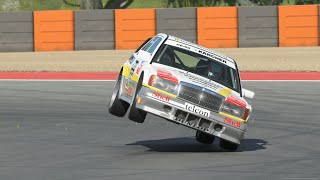 Mercedes 190E Dragon Trail Gardens Reverse Time Trial Lap Gran Turismo 7 [upl. by Essie]