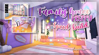 Adopt Me Family House Speed Build Preppy  🐬🌺 Roblox  Luvieex [upl. by Forrester]